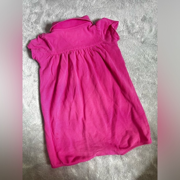 Ralph Lauren cotton knit polo short bubble collared baby romper 9M - Picture 2 of 7